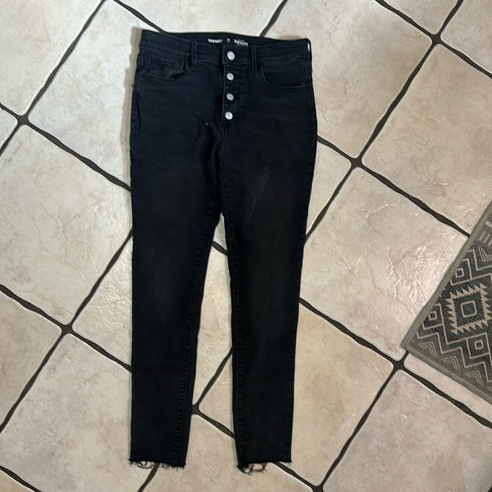 Old Navy Girls Rockstar Super Skinny Jeggings 14 PLUS